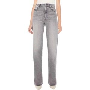 NEW MOTHER lasso heel pants in faded grey